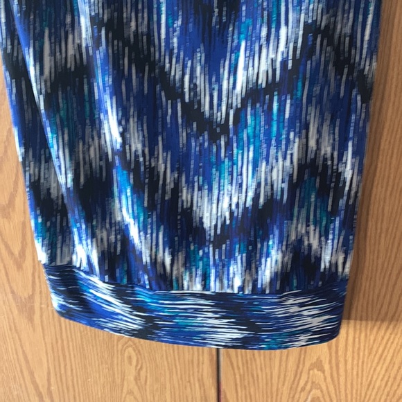 Multi color midi blue dress - Picture 5 of 5